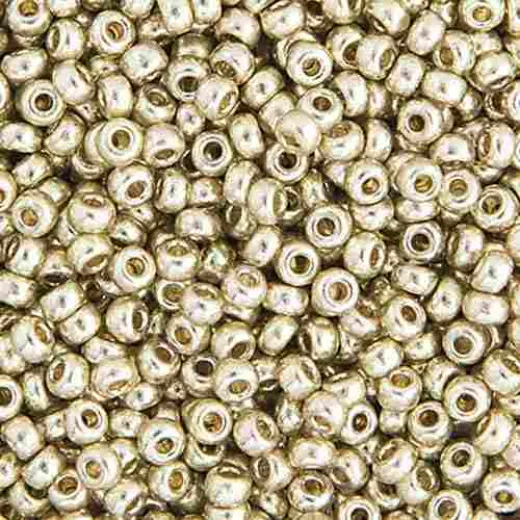 Duracoat Galvanized Silver Colour -4201 Miyuki 15/0 Seed Beads, 8.2gm apprx. Duracoat Galvanized Silver Colour -4201 Miyuki 15/0 Seed Beads, 8.2gm apprx.
