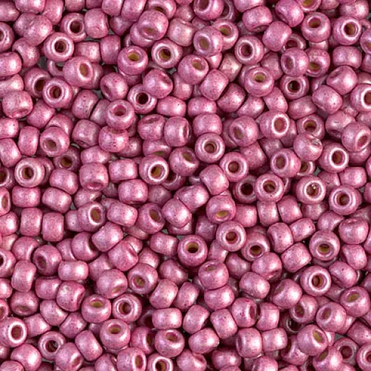 Hot Pink Matte Duracoat Galvanized Size 8/0 seed beads,, Colour 4210F, 22gm Hot Pink Matte Duracoat Galvanized Size 8/0 seed beads,, Colour 4210F, 22gm
