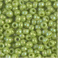 Opaque Chartreuse AB Miyuki Size 8/0 seed beads, Colour 0479, 22gm