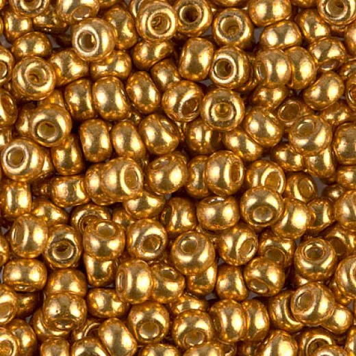 Duracoat Galvanised Yellow Gold Miyuki size 6/0 Colour 4203, 250g wholesale pack Duracoat Galvanised Yellow Gold Miyuki size 6/0 Colour 4203, 250g wholesale pack