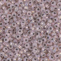 Copper Lined White Opal Miyuki Size 8/0 seed beads, Colour  0198, 5.2gm