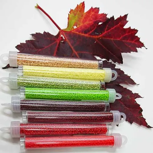 Autumn Leaves Miyuki 11/0 Seed bead Collection Autumn Leaves Miyuki 11/0 Seed bead Collection