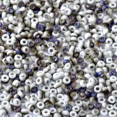 Chalk White Azuro Matted, Miyuki 11/0 Union Seed Beads, Colour 55062, Approx. 22...