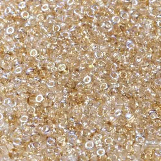 Crystal Lemon Rainbow, Miyuki 11/0 Union Seed Beads, Colour 55021, Approx. 22g Crystal Lemon Rainbow, Miyuki 11/0 Union Seed Beads, Colour 55021, Approx. 22g