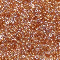Crystal Orange Rainbow, Miyuki 11/0 Union Seed Beads, Colour 00030/98535, Approx. 22g