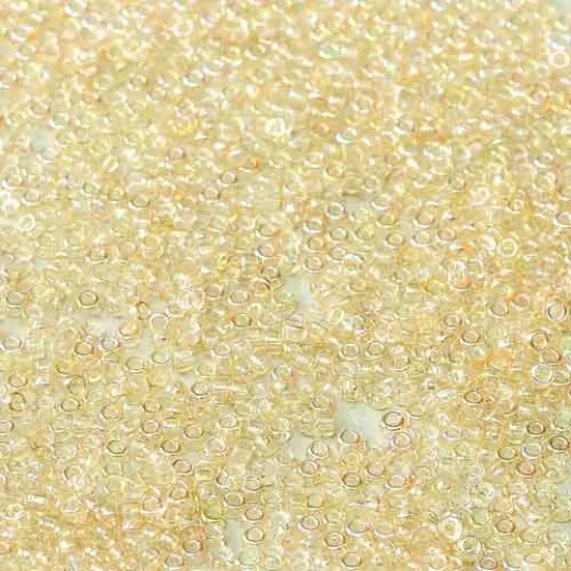 Crystal Yellow Rainbow, Miyuki 11/0 Union Seed Beads, Colour 55018, Approx. 22g Crystal Yellow Rainbow, Miyuki 11/0 Union Seed Beads, Colour 55018, Approx. 22g