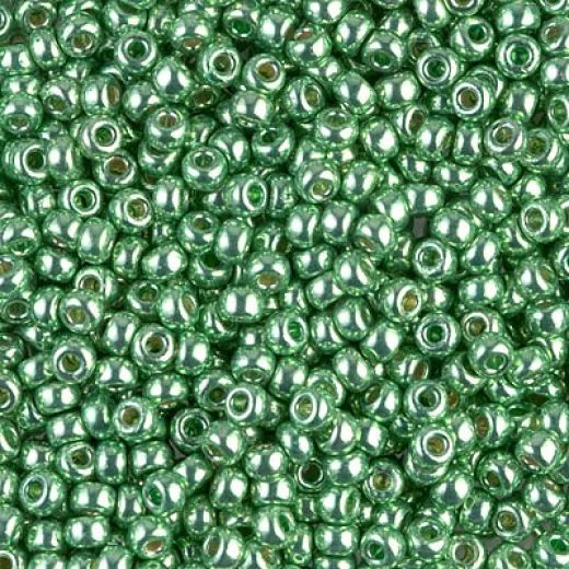 Mint Green Duracoat Galvanized Size 8/0 seed beads,, Colour 4214, 22gm Mint Green Duracoat Galvanized Size 8/0 seed beads,, Colour 4214, 22gm