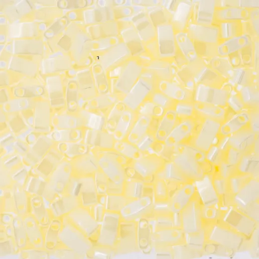 Butter Cream Ceylon Miyuki Half TILA Beads, Colour 0513, 5.2g appx.
