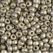 Duracoat Matte Galvanised Lt Pewter Miyuki size 6/0 Colour 4221F, 20g approx.