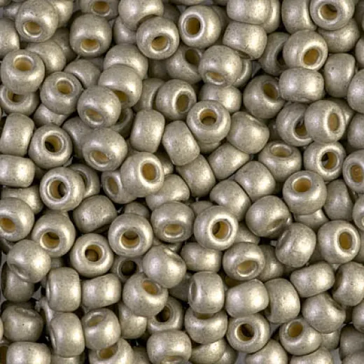 Duracoat Matte Galvanised Lt Pewter Miyuki size 6/0 Colour 4221F, 20g approx. Duracoat Matte Galvanised Lt Pewter Miyuki size 6/0 Colour 4221F, 20g approx.