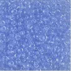 Transparent Light Cornflower Blue Miyuki 8/0 Seed Beads, 22g, Colour 0159L