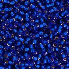Cobalt Blue Silver Lined  Colour -0020 Miyuki 15/0 Seed Beads, 8.2gm apprx.