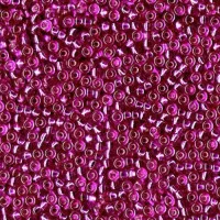 Fuchsia Transparent Silver Lined, Colour 1340 Miyuki 11/0, 22 Grams
