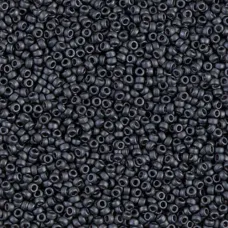 Matte Metallic Slate, Colour 2065, Miyuki 11/0, 22g approx.