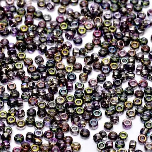 Crystal Magic Purple, Miyuki 11/0 Union Seed Beads, Colour 55015, Approx. 22g Crystal Magic Purple, Miyuki 11/0 Union Seed Beads, Colour 55015, Approx. 22g