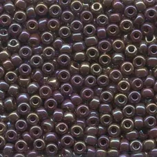 Chocolate Brown Opaque AB Miyuki size 6/0 Colour  0409R, 20g approx.