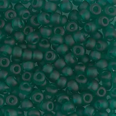 Matte Transparent Emerald Miyuki size 8/0 Colour  0147F, 22g approx. Wholesale pack