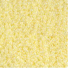 Light Yellow Ceylon Miyuki size 6/0 Colour  0514, 20g approx.