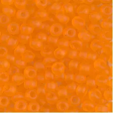 Orange Transparent Matte, Miyuki 6/0 Seed Beads, Colour 0138F, 250g