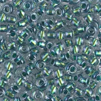 Magic Emerald Marine Lined Miyuki size 6/0 Colour 3205, 20g approx.