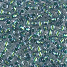 Magic Emerald Marine Lined Miyuki size 6/0 Colour 3205, 20g approx.