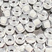 Luminous White Colour 1104, Miyuki 6/0 Seed Beads, Bulk Bag, 250g approx.