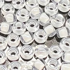 Luminous White Colour 1104, Miyuki 6/0 Seed Beads, Bulk Bag, 250g approx.