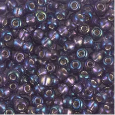 Silver Lined Amethyst AB Miyuki size 6/0 Colour 1024, 20g approx.