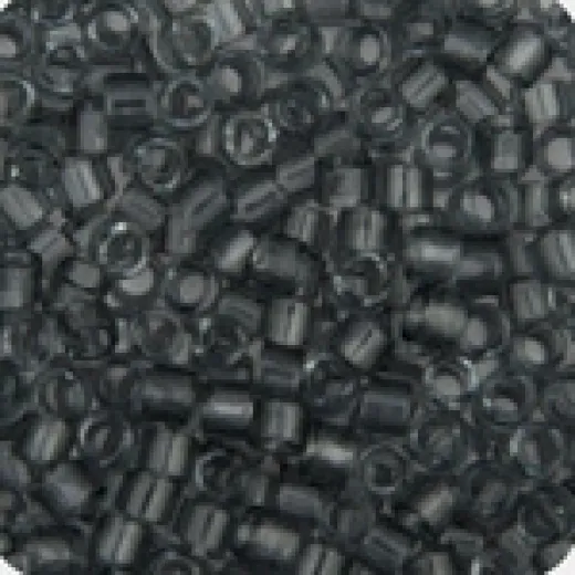 DBM0708 Grey Transparent, Size 10/0  Miyuki Delica Beads, Colour 708 - Approx. 5.2g