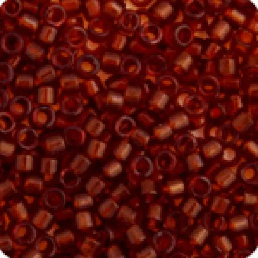 DBM0709 Amber Transparent, Size 10/0 Miyuki Delica Beads, Colour 709 - Approx. 5.2g DBM0709 Amber Transparent, Size 10/0 Miyuki Delica Beads, Colour 709 - Approx. 5.2g