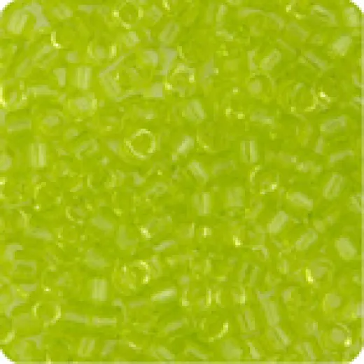 DBM0712 Chartreuse Transparent, Size 10/0  Miyuki Delica Beads, Colour 712 - Approx. 5.2g