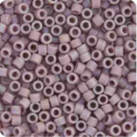 DBM0875 Mauve Opaque AB Matte, Size 10/0  Miyuki Delica Beads, Colour 875 - Approx. 5.2g