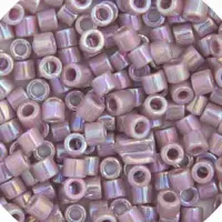 DBM0158 Lilac Opaque AB, Size 10/0  Miyuki Delica Beads, Colour code -158 - Approx. 5.2g