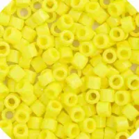 DBM0721 Yellow Opaque, Size 10/0  Miyuki Delica Beads, Colour 721 - Approx. 5.2g