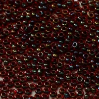 Garnet Lined Ruby AB Miyuki 15/0 Seed Beads, 100g, Colour 0367