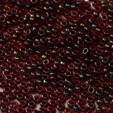Garnet Lined Ruby AB Miyuki 15/0 Seed Beads, 8.2g, Colour 0367