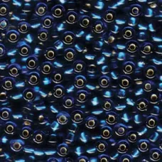 Silver Lined Capri Blue, Colour 0149S Miyuki 6/0 Seed Beads, 20g approx.