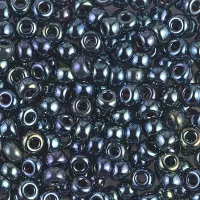 Gunmetal Iris Miyuki size 6/0 Colour 0456, 250g wholesale pack