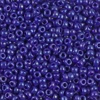 Opaque Cobalt Luster Miyuki 15/0 Seed Beads, 8.2g approx, Colour 1945