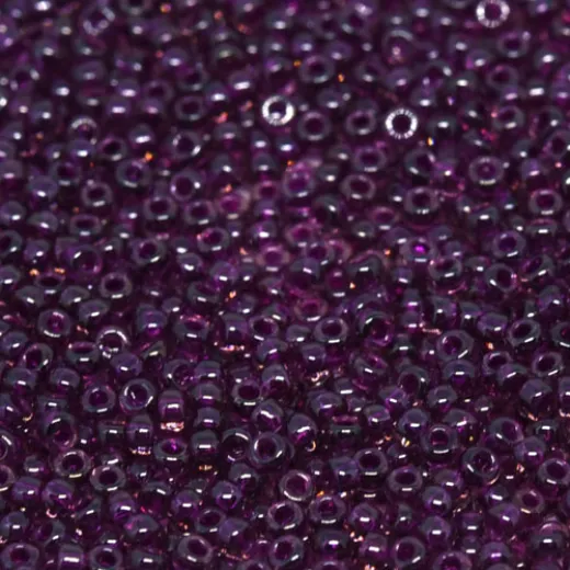 Miyuki Size 15 Seed Beads, Transparent Dark Purple, Colour 2236, 8.2g Approx. Miyuki Size 15 Seed Beads, Transparent Dark Purple, Colour 2236, 8.2g Approx.