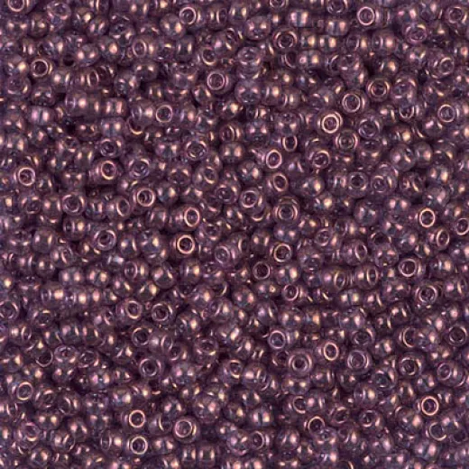 Amethyst Gold Luster Miyuki Size 8/0 seed beads, Colour 0312, 22gm Amethyst Gold Luster Miyuki Size 8/0 seed beads, Colour 0312, 22gm