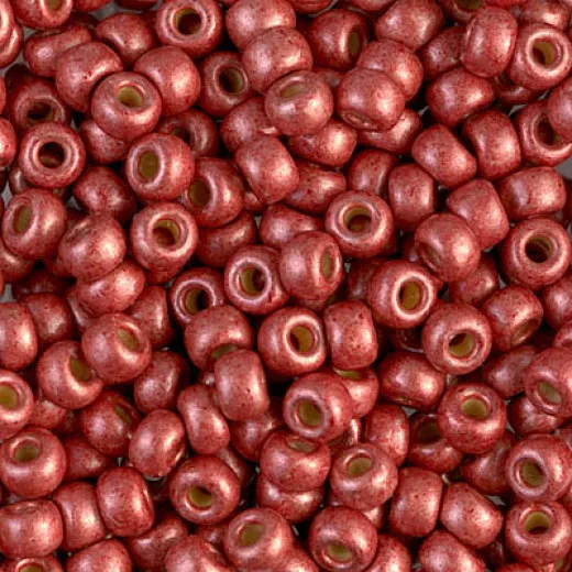 Duracoat Matte Galvanised Berry Miyuki size 6/0 Colour 4208F, 250g wholesale pack Duracoat Matte Galvanised Berry Miyuki size 6/0 Colour 4208F, 250g wholesale pack