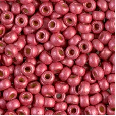 Matte Galvanised Light Cranberry Duracoat, Colour 4211F, Miyuki 11/0, 22g approx...
