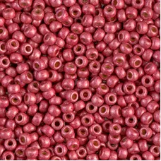 Light Cranberry Matte Duracoat Galvanized Size 8/0 seed beads,, Colour 4211F, 22...