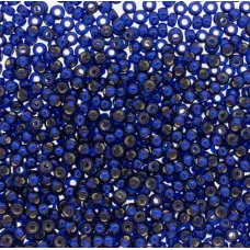 Navy Blue Silver Lined Duracoat Miyuki 6/0 seed beads, Colour 4281, 20g approx. ...