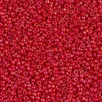 Opaque Red Luster Miyuki 15/0 Seed Beads, 8.2g, Colour 1943
