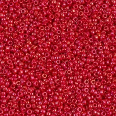 Opaque Red Luster Miyuki 15/0 Seed Beads, 8.2g, Colour 1943