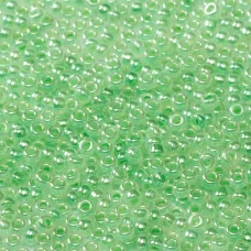 Mint Green Ceylon Miyuki 15/0 Seed Beads, 8.2g, Colour 0520