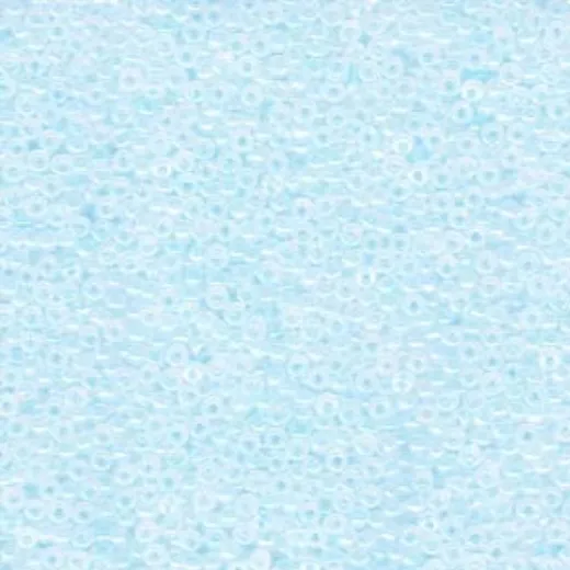 Light Aqua Ceylon Miyuki 15/0 Seed Beads, 8.2g, Colour 0522