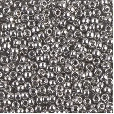 Palladium Plated  Miyuki Size 8/0 seed beads, Colour  0194, 9.8gm